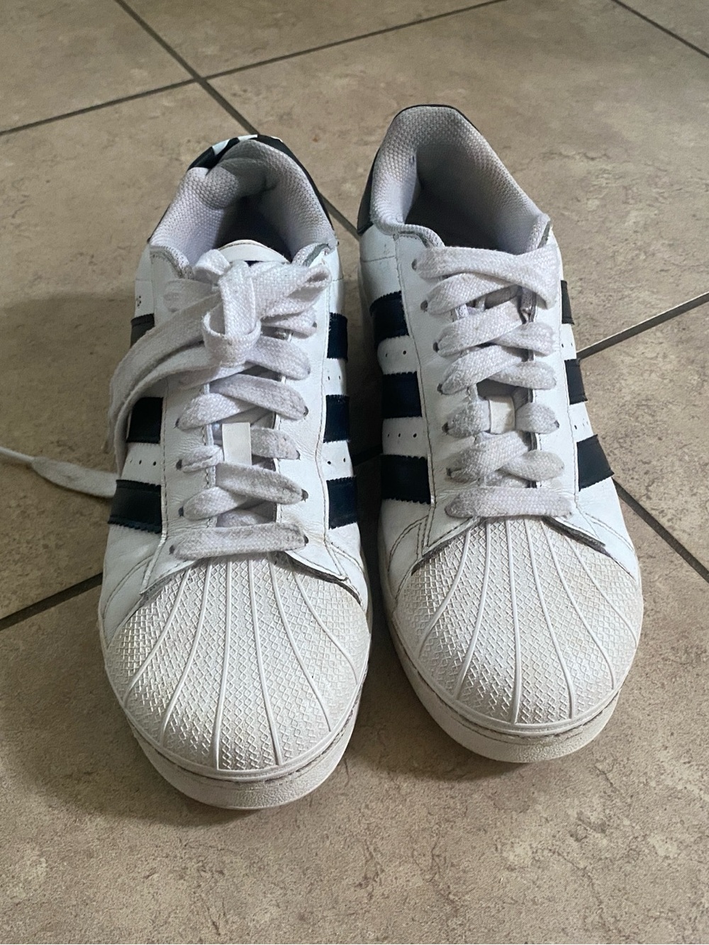 Adidas White Superstar Sneakers